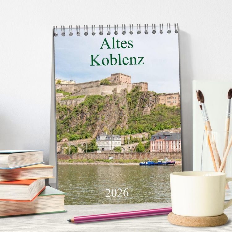 Produktbild: Altes Koblenz (Tischkalender 2026 DIN A5 hoch), CALVENDO Monatskalender