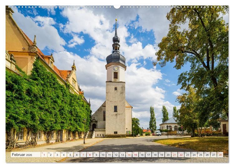 Produktbild: Riesa Impressionen (hochwertiger Premium Wandkalender 2026 DIN A2 quer), Kunstdruck in Hochglanz
