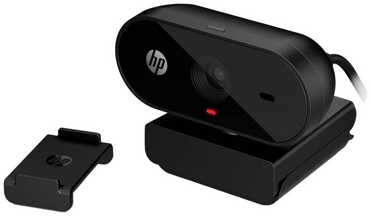 Produktbild: HP 320 Full HD-Webcam 1920 x 1080 Pixel Mikrofon, Klemm-Halterung