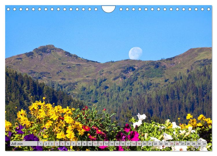 Produktbild: Herzliche Gr&uuml;&szlig;e aus Flachau (Wandkalender 2026 DIN A4 quer), CALVENDO Monatskalender