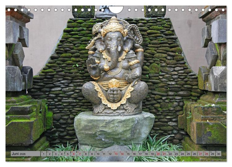 Produktbild: Typisch Indien - Ganesha der Elefantengott (Wandkalender 2026 DIN A4 quer), CALVENDO Monatskalender