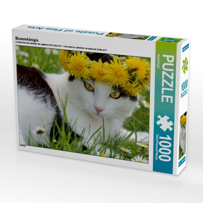 Produktbild: CALVENDO Puzzle Blumenk&ouml;nigin | 1000 Teile Lege-Gr&ouml;&szlig;e 64x48cm Foto-Puzzle f&uuml;r gl&uuml;ckliche Stunden