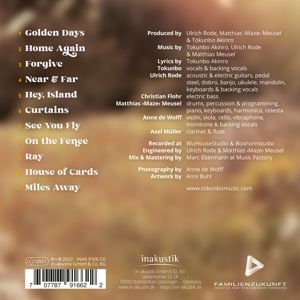 Produktbild: Golden Days (CD)