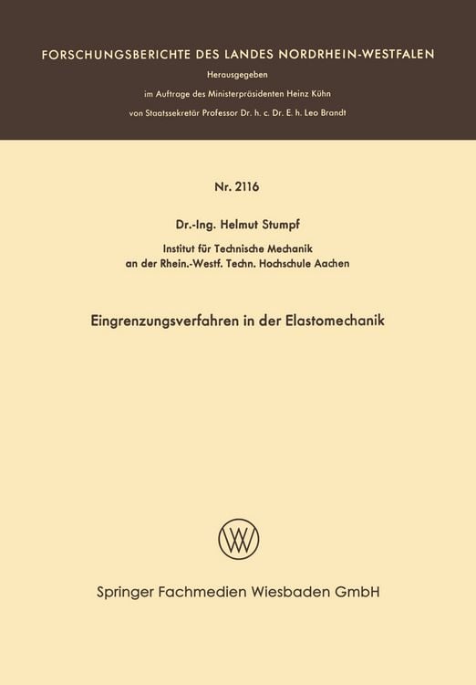 Produktbild: Eingrenzungsverfahren in der Elastomechanik