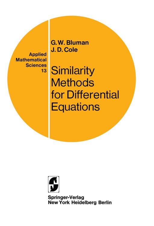 Produktbild: Similarity Methods for Differential Equations