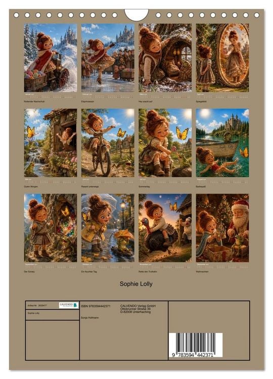 Produktbild: Sophie Lolly (Wandkalender 2027 DIN A4 hoch), CALVENDO Monatskalender