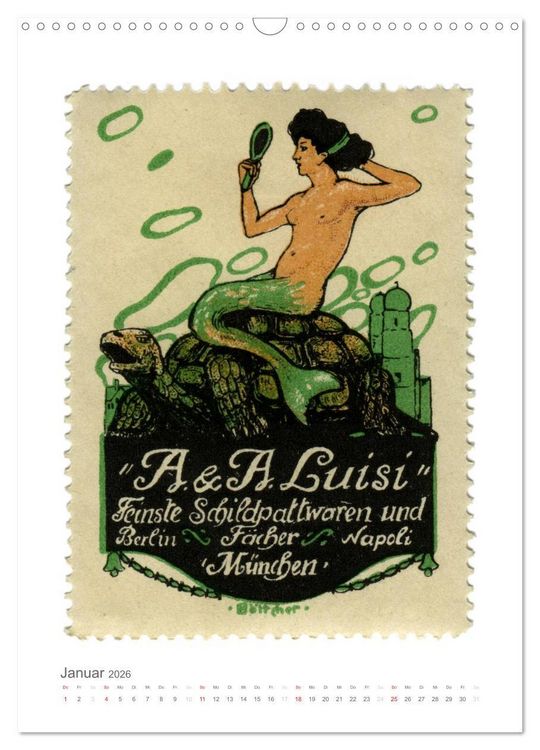 Produktbild: Werbemarken des fr&uuml;hen 20. Jahrhunderts (Wandkalender 2026 DIN A3 hoch), CALVENDO Monatskalender