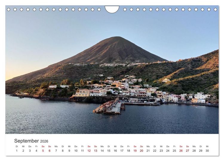 Produktbild: Vulkane - Die atemberaubendsten Motive der Feuerspucker. (Wandkalender 2026 DIN A4 quer), CALVENDO Monatskalender