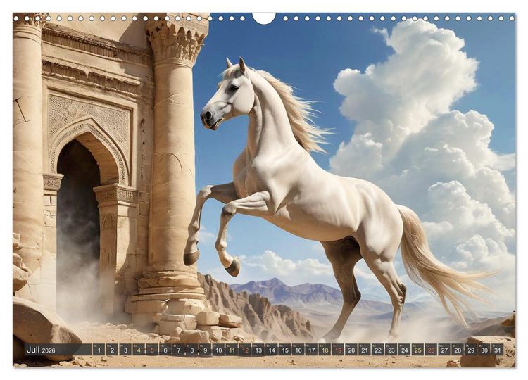 Produktbild: Sch&ouml;ne wilde Mustangs (Wandkalender 2026 DIN A3 quer), CALVENDO Monatskalender