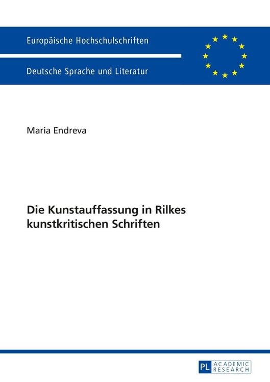 Produktbild: Die Kunstauffassung in Rilkes kunstkritischen Schriften