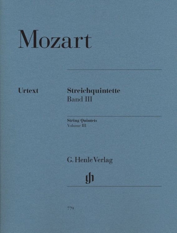 Produktbild: Wolfgang Amadeus Mozart - Streichquintette, Band III