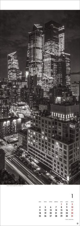 Produktbild: New York Vertical Kalender 2027