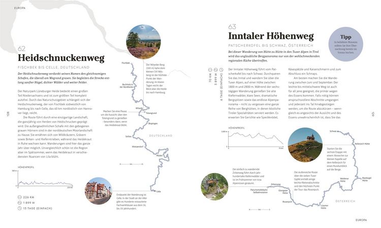 Produktbild: Die 125 sch&ouml;nsten Wanderungen auf allen Kontinenten