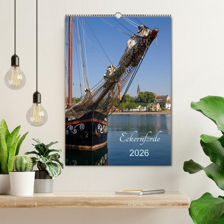 Produktbild: Eckernf&ouml;rde (Wandkalender 2026 DIN A2 hoch), CALVENDO Monatskalender