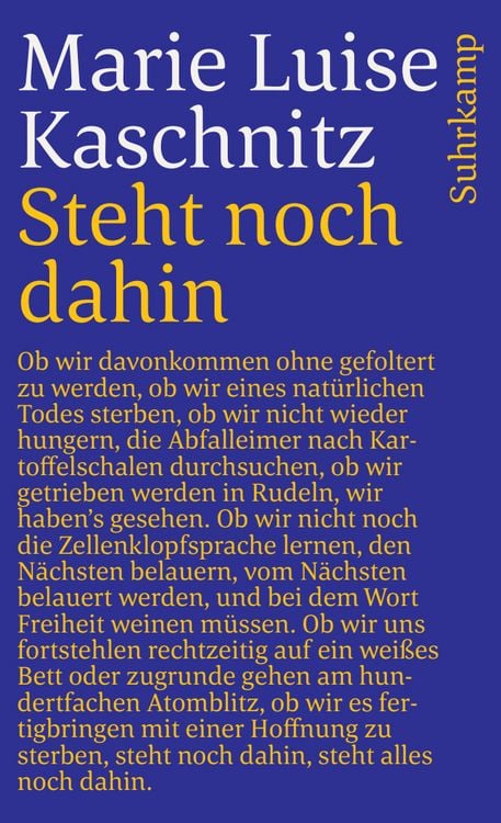 Produktbild: Steht noch dahin