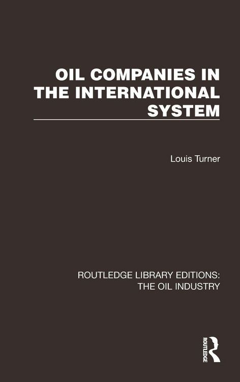 Produktbild: Oil Companies in the International System