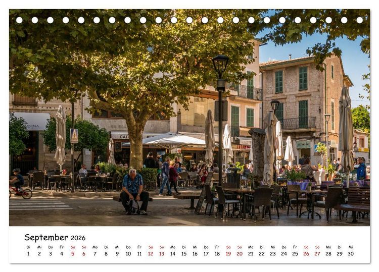 Produktbild: Die Schienen von Soller und Port de Soller (Tischkalender 2026 DIN A5 quer), CALVENDO Monatskalender