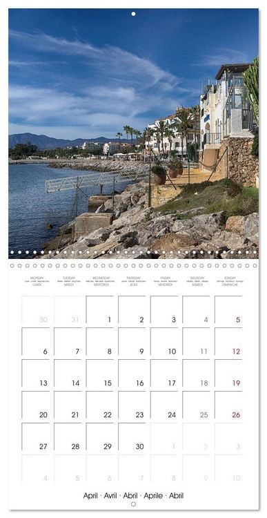 Produktbild: Marbella - Chic and Charming (Wall Calendar 2026 12 &times; 12 Inch) CALVENDO 12 Month Wall Calendar