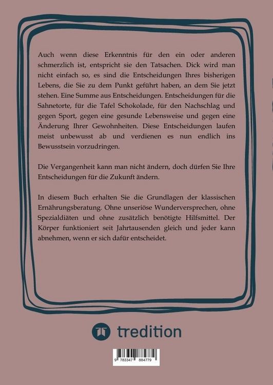 Produktbild: Dick sein ist eine Entscheidung