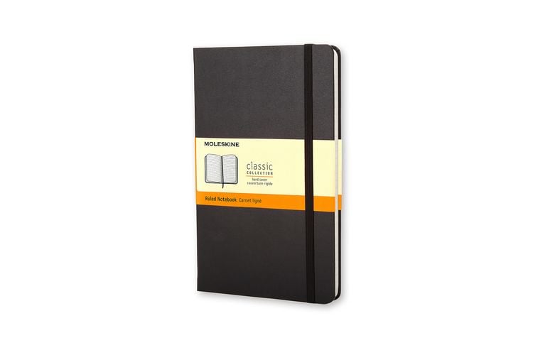 Produktbild: Moleskine Notizbuch, Large/A5, Liniert, Fester Einband, Schwarz