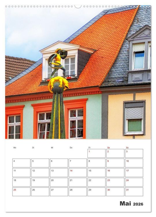 Produktbild: Stadt Speyer - Reiseplaner (Wandkalender 2026 DIN A2 hoch), CALVENDO Monatskalender