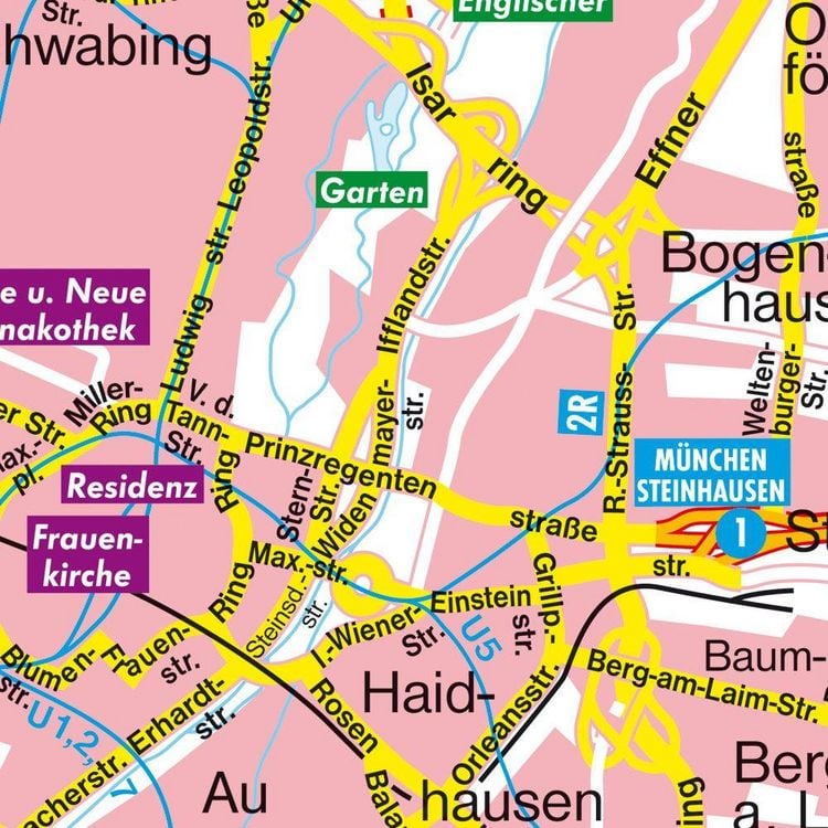 Produktbild: M&uuml;nchen Gesamtplan 1 : 22 500