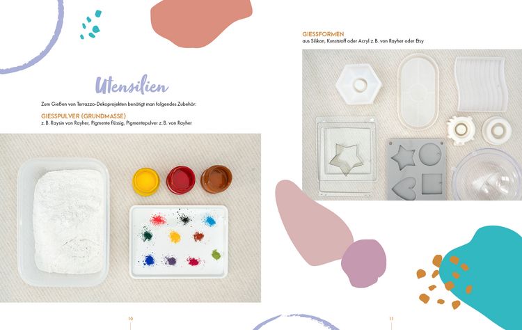 Produktbild: Terrazzo-Dekoideen einfach selber gie&szlig;en