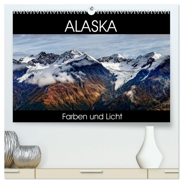 Produktbild: Alaska - Farben und Licht (hochwertiger Premium Wandkalender 2026 DIN A2 quer), Kunstdruck in Hochglanz