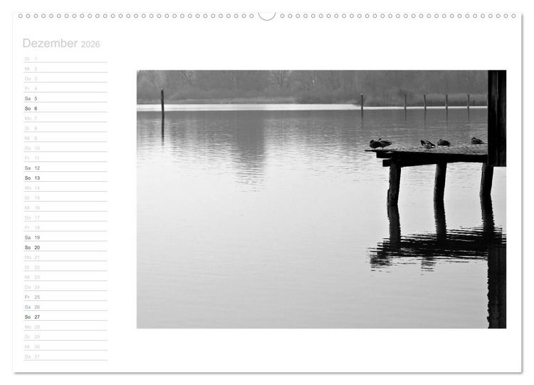 Produktbild: Bilder vom See (Wandkalender 2026 DIN A2 quer), CALVENDO Monatskalender