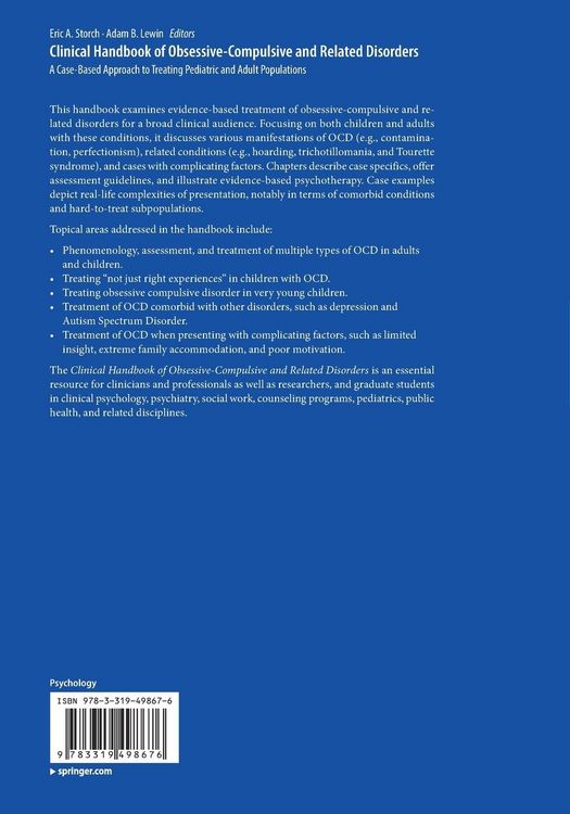 Produktbild: Clinical Handbook of Obsessive-Compulsive and Related Disorders