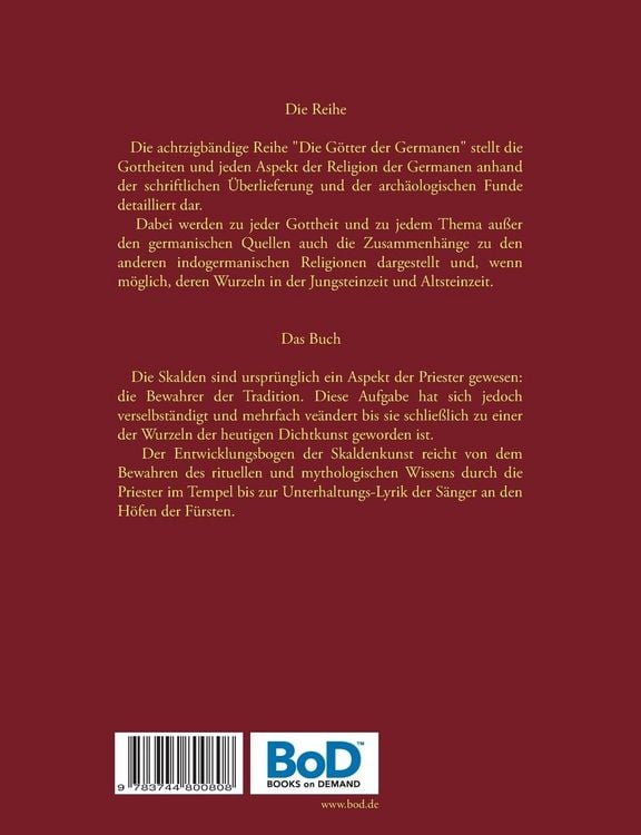 Produktbild: Skalden und Skaldinnen