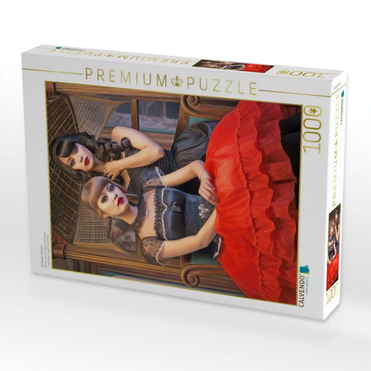 Produktbild: CALVENDO Puzzle Burlesque dancers | 1000 Teile Lege-Gr&ouml;&szlig;e 64x48cm Foto-Puzzle f&uuml;r gl&uuml;ckliche Stunden