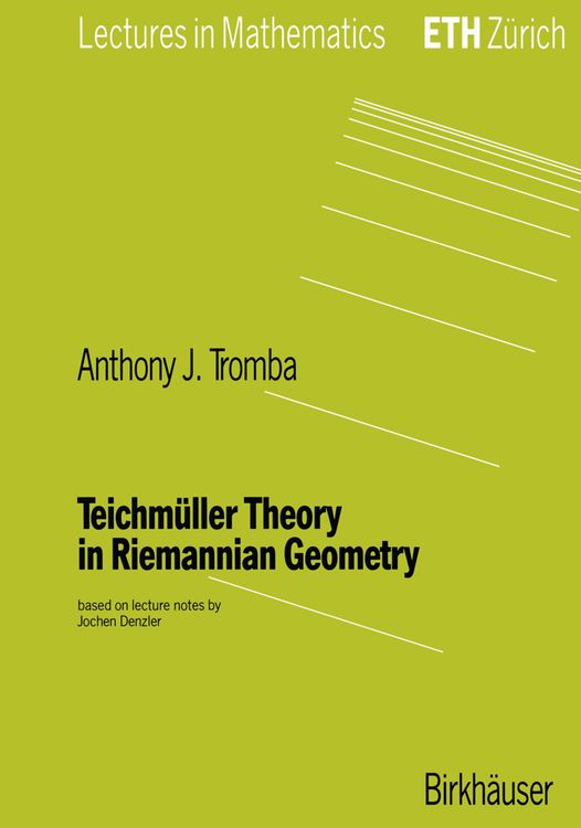 Produktbild: Teichm&uuml;ller Theory in Riemannian Geometry