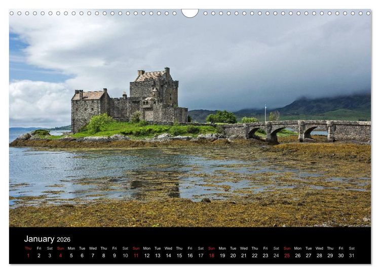 Produktbild: Historic Scotland (Wall Calendar 2026 DIN A3 landscape), CALVENDO 12 Month Wall Calendar