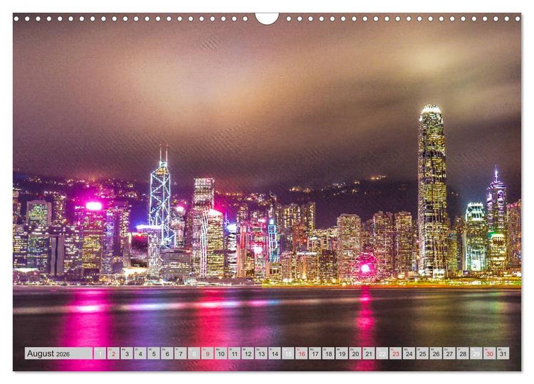 Produktbild: Hongkong Impressionen (Wandkalender 2026 DIN A3 quer), CALVENDO Monatskalender