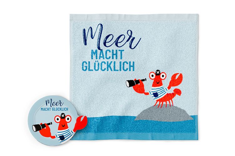 Produktbild: Mag. Handtuch 30x30 Krabbe