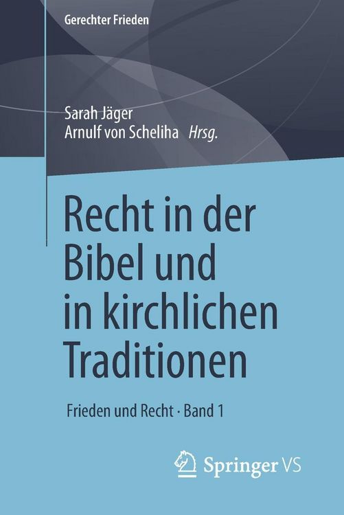 Produktbild: Recht in der Bibel und in kirchlichen Traditionen
