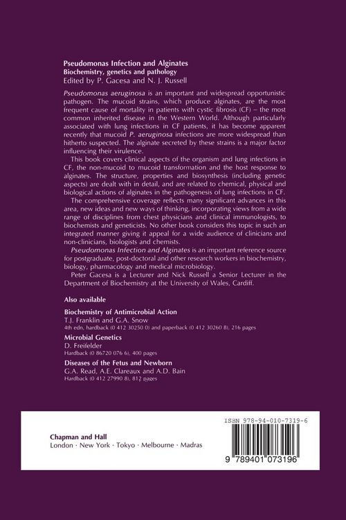 Produktbild: Pseudomonas Infection and Alginates