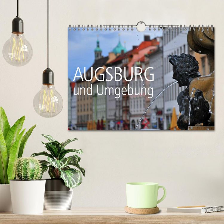Produktbild: Augsburg und Umgebung (Wandkalender 2026 DIN A4 quer), CALVENDO Monatskalender
