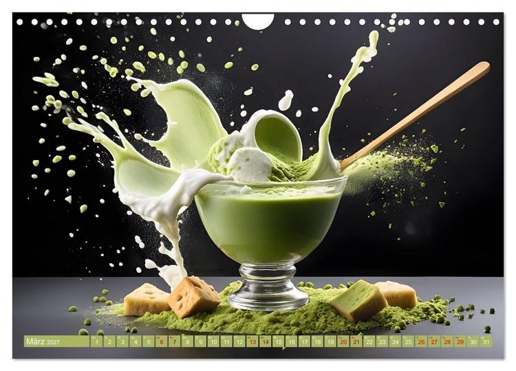 Produktbild: Lifestyle Matcha - Hot und Cool (Wandkalender 2027 DIN A4 quer), CALVENDO Monatskalender