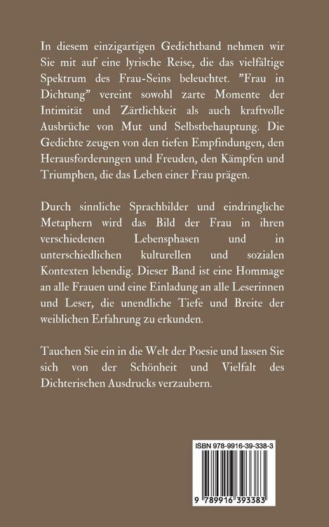 Produktbild: Frau in Dichtung