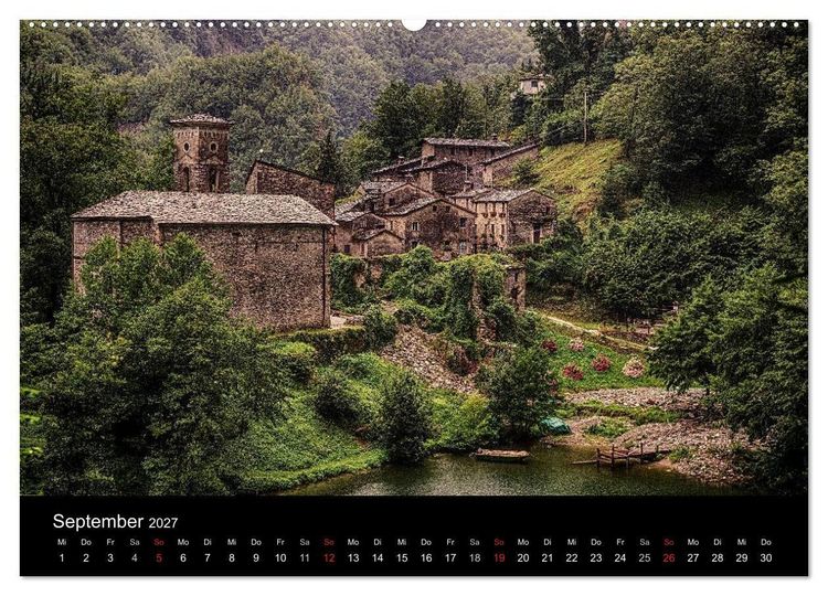 Produktbild: Bella Italia &ndash; Impressionen aus der Toskana und Ligurien (Wandkalender 2027 DIN A2 quer), CALVENDO Monatskalender
