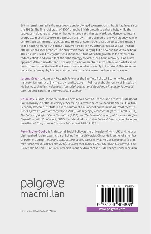 Produktbild: The British Growth Crisis