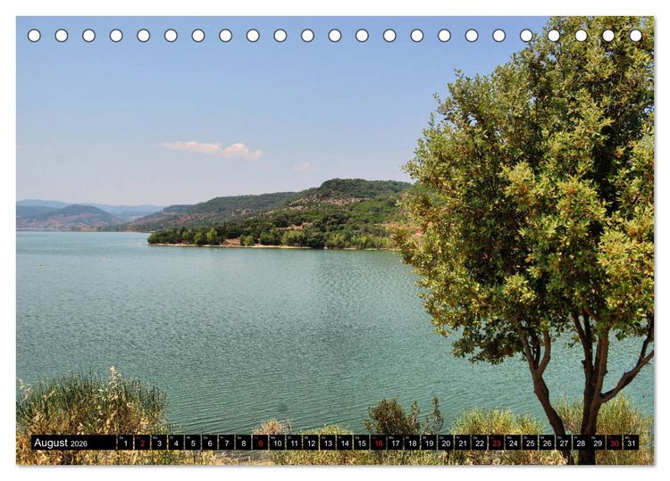Produktbild: Lac du Salagou - Ein Kleinod im S&uuml;dwesten Frankreichs (Tischkalender 2026 DIN A5 quer), CALVENDO Monatskalender