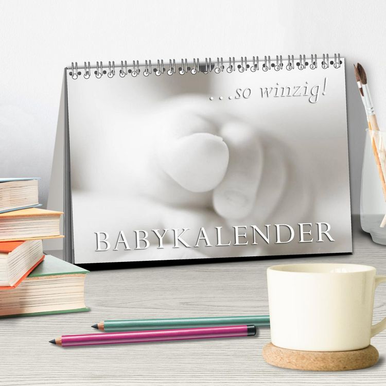 Produktbild: ...so winzig - Babykalender (Tischkalender 2026 DIN A5 quer), CALVENDO Monatskalender