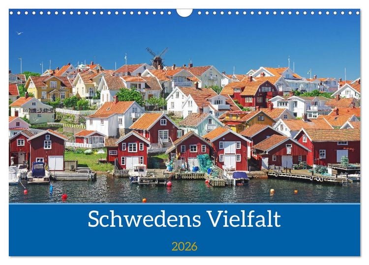 Produktbild: Schwedens Vielfalt (Wandkalender 2026 DIN A3 quer), CALVENDO Monatskalender