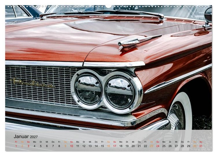 Produktbild: Pontiac Star Chief - Details voller Stil (Wandkalender 2027 DIN A2 quer), CALVENDO Monatskalender