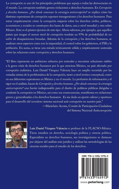 Produktbild: Corrupci&oacute;n y derechos humanos