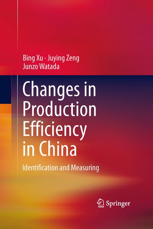 Produktbild: Changes in Production Efficiency in China