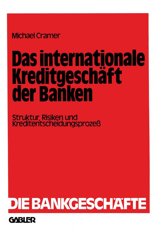 Produktbild: Das internationale Kreditgesch&auml;ft der Banken